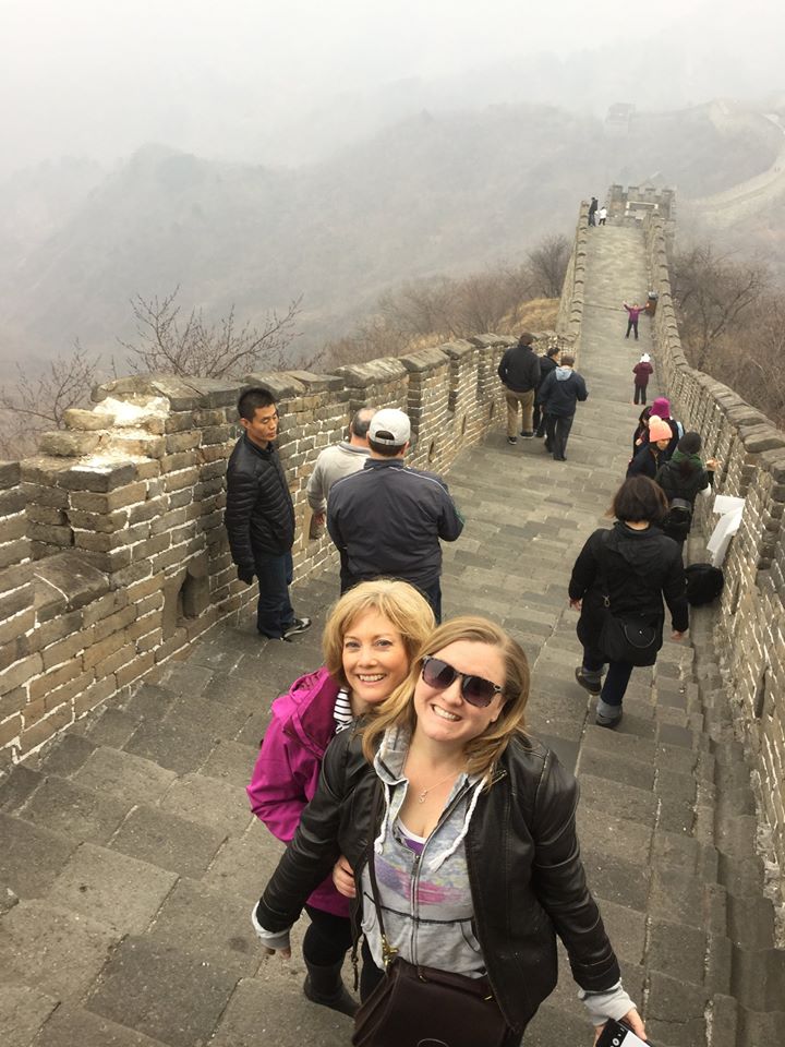Parkland staff on the Great Wall of China